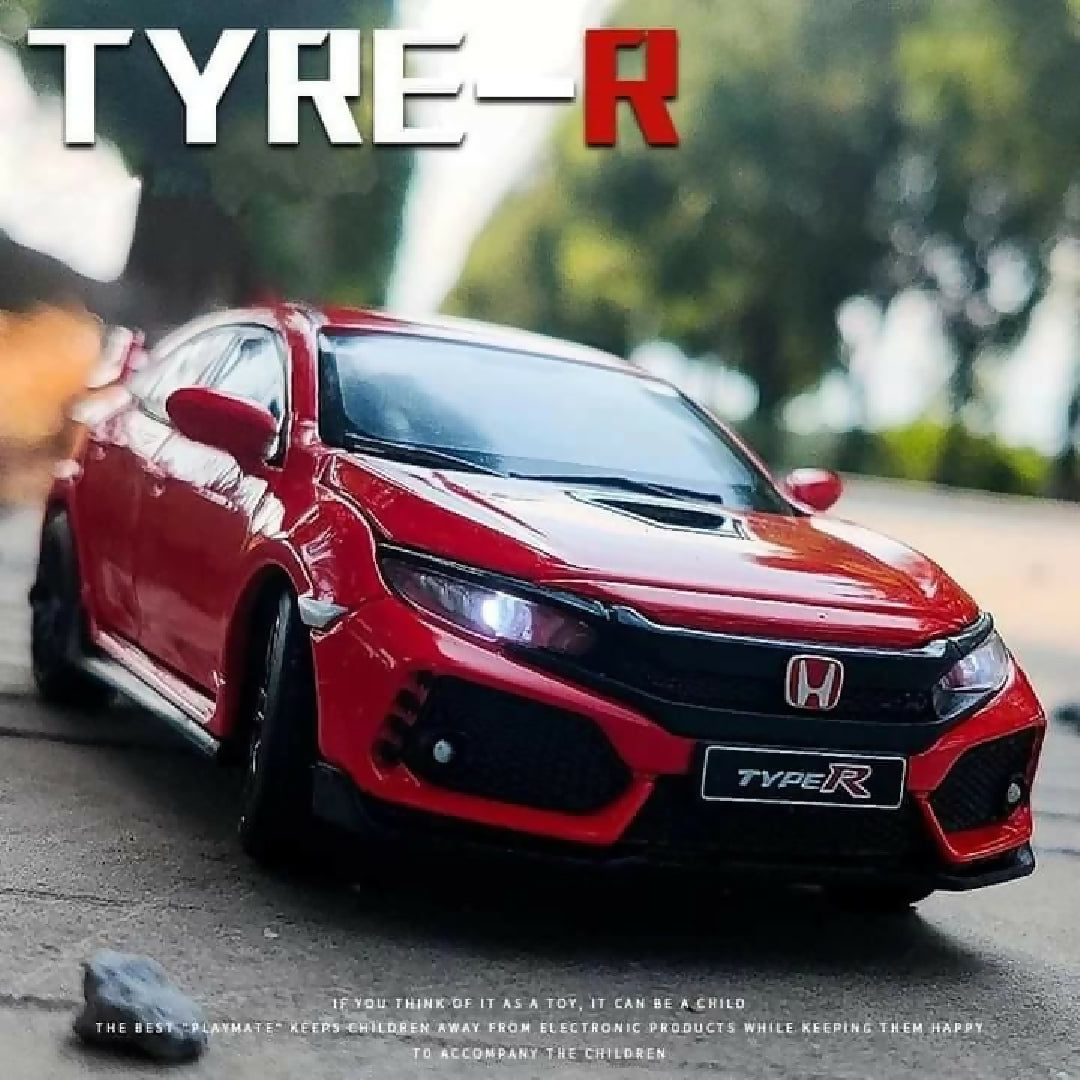 Honda Civic type R Car Model Alloy 1 32 Diecast Cars Model Car Toy Vehicles Toys For Children Gifts