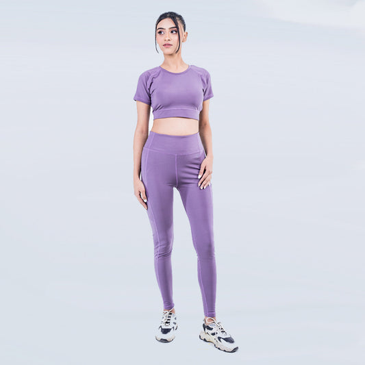 DRICORE CROP SET - PLUM