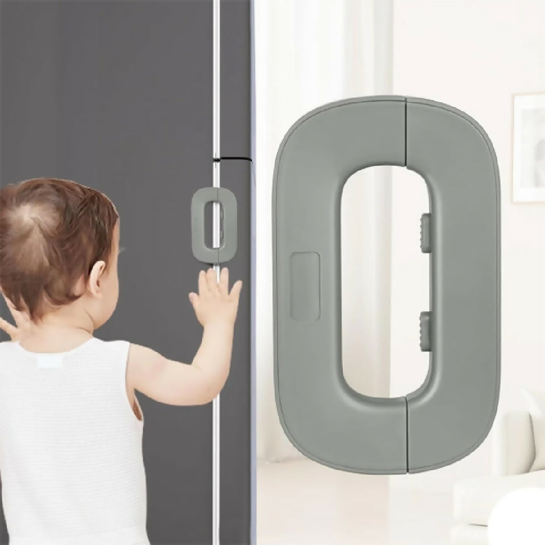 Child Safety Fridge Door Lock Strong Adhesive Refrigerator Lock for Kids Protection