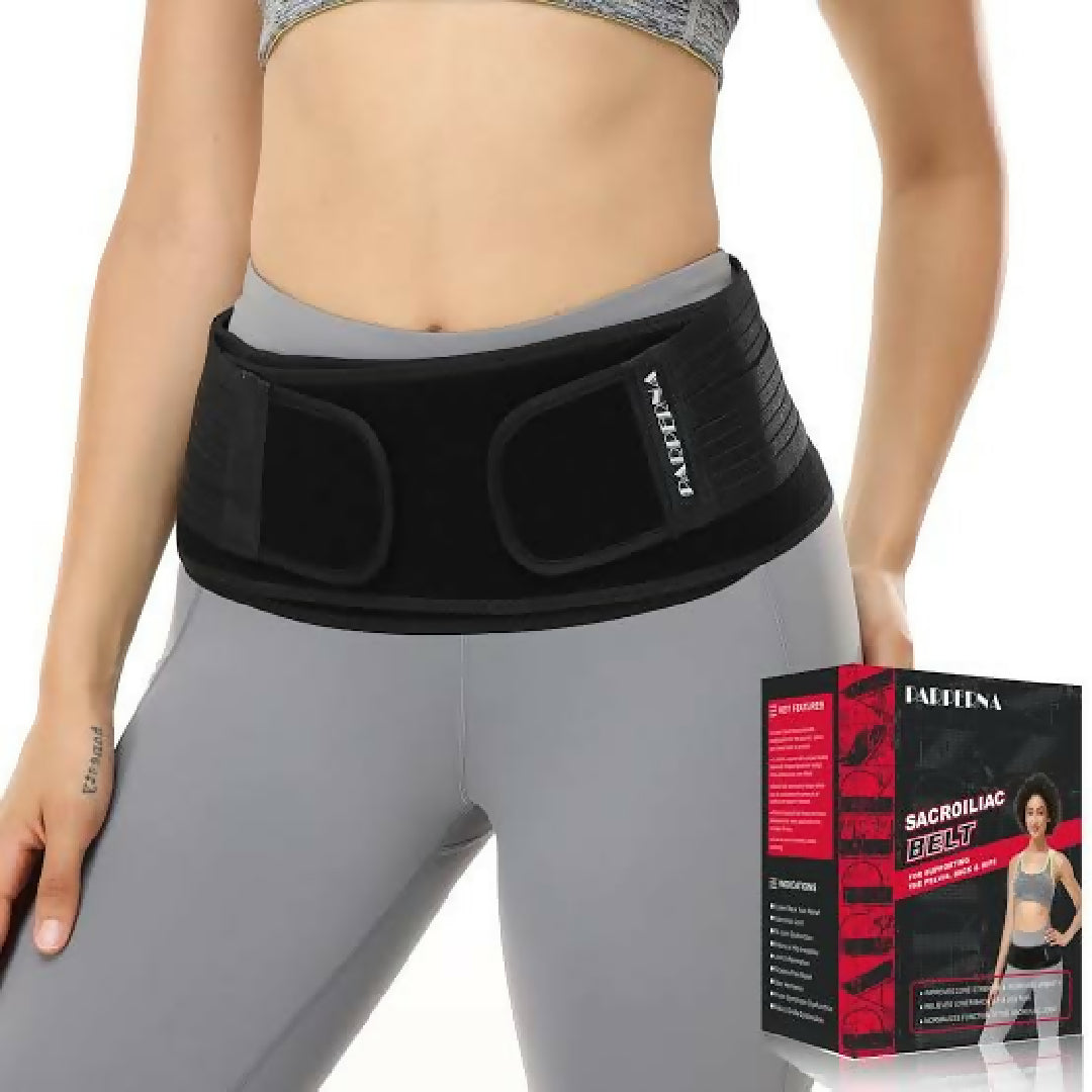 1 PCS Hip Belt Sacroiliac SI Joint Hip Braces for Hip Pain Pelvic Support Belt Sciatica Pelvis Lumbar Pain Relief Lower Back Support Body Buliding Belt