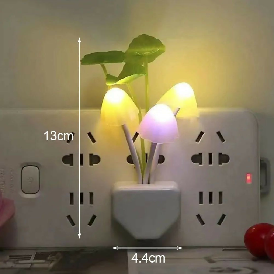 Mushroom Wall Light control Sensor Night Light Induction Dream Fung Mushroom Lamp Home Bedroom Decoration