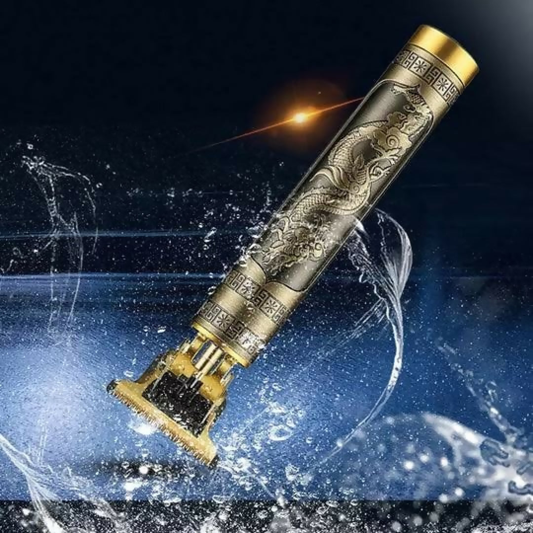 T9 Trimmer - Vintage T9 Gold Hair Trimmer - Premium Body Dragon Shape T9 Hair Trimmer