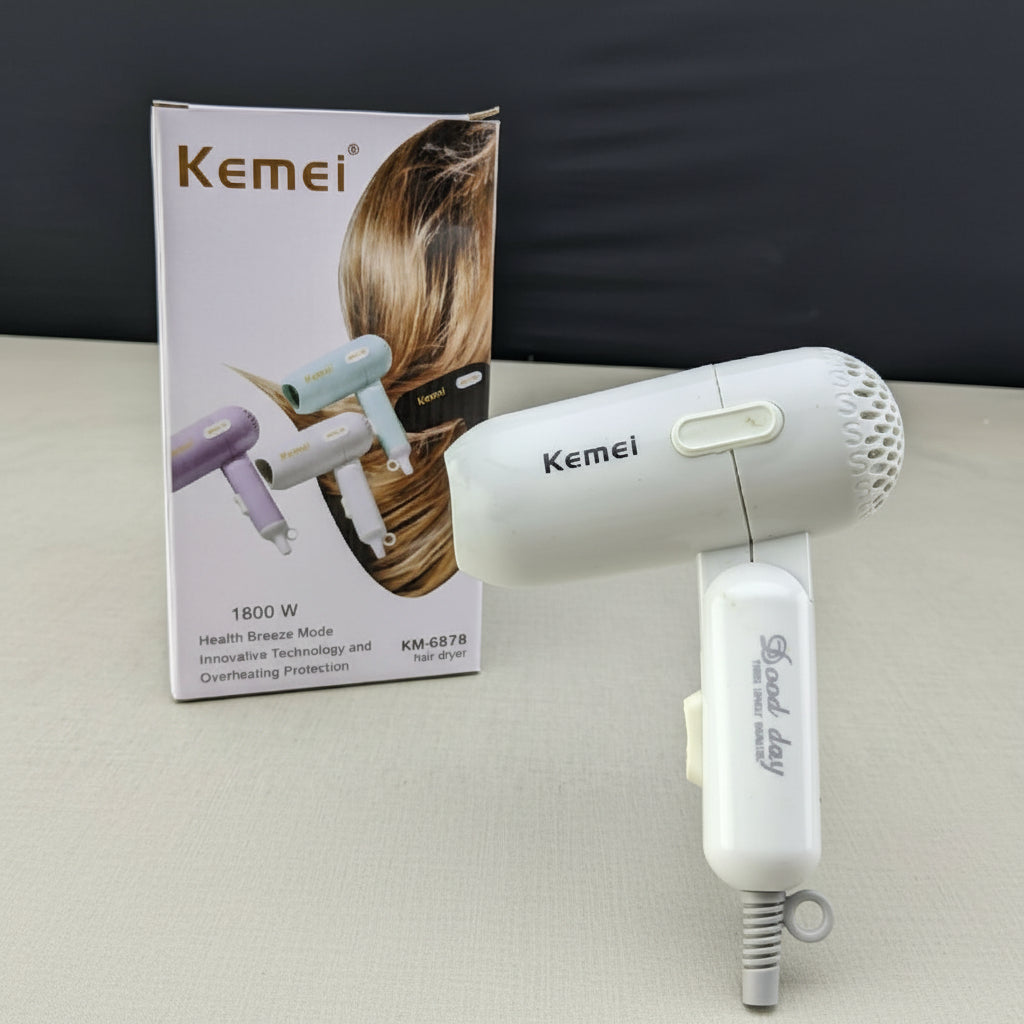 Kemei KM 6878 Portable Hair Dryer 1800W