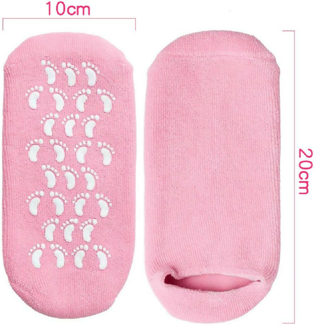 1 Pairs of Gel Socks Soft Moisturising Socks Gel Socks Spa Socks Super Soft Spa Socks with Gel Moisturising Socks Can be Used for Cracked Skin