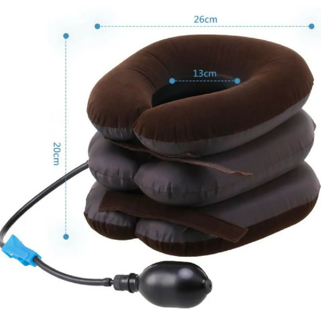 Neck Stretcher Inflatable Air Neck Traction Apparatus Device Soft Neck Cervical Collar Pillow Pain Stress Pain Relief Tractor