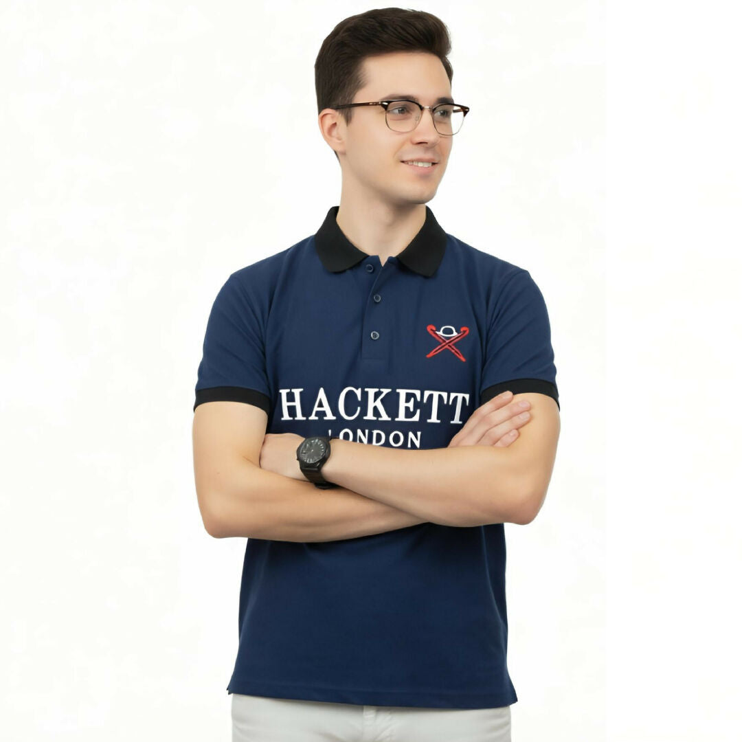 Premium Collar Half Sleeve T Shirt Polyester Cotton Blend