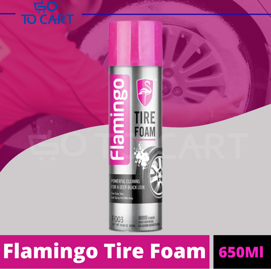 Flamingo Tire Foam F003 650ML  All in One Tire Cleaner
