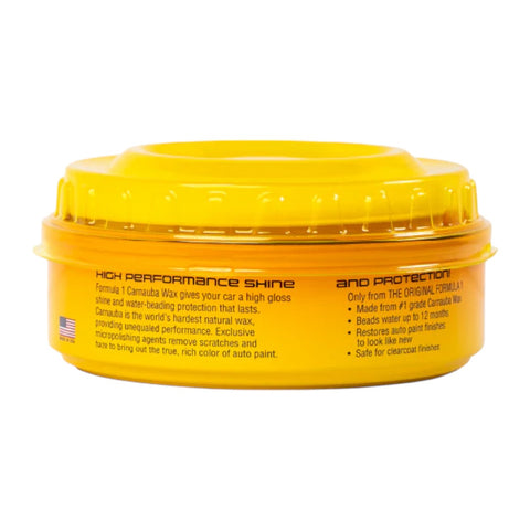 Formula 1 Carnauba Car Wax 230g   Premium High Gloss Car Polish
