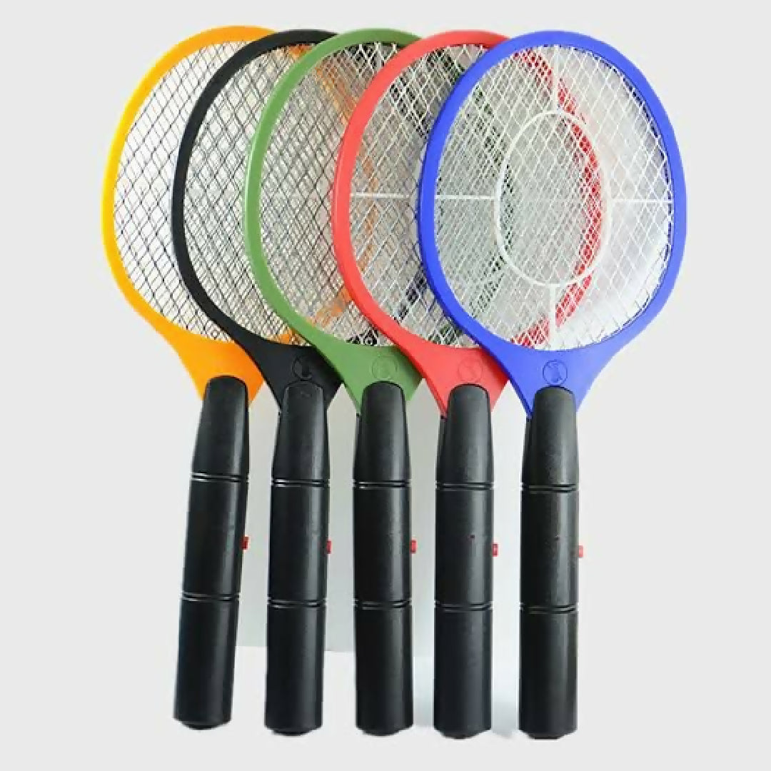 Electric Mosquito Killer Racket 2 In 1 LED Flash Light - Random Color