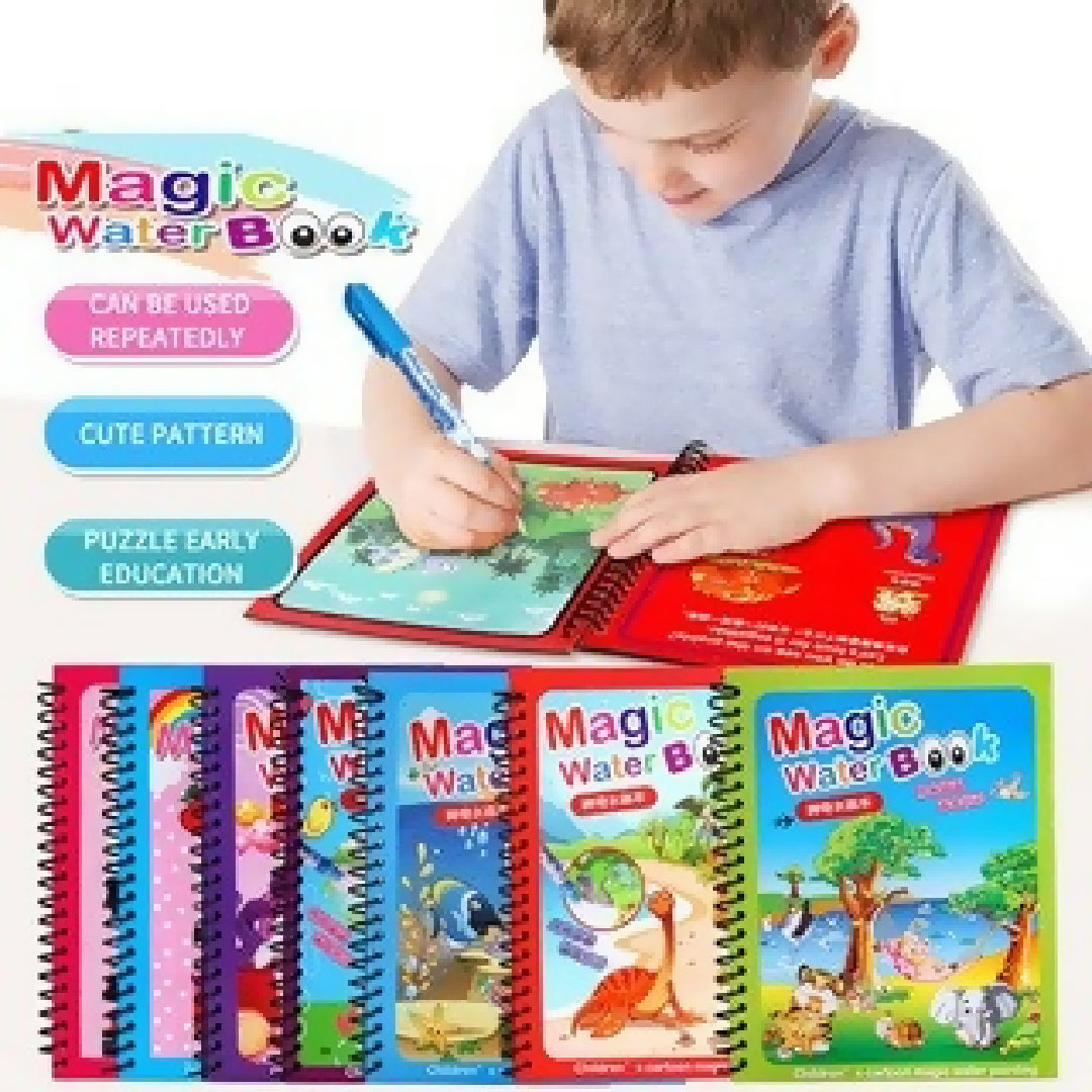 Magic Water Book Painting Drawing Coloring Board Book Doodle Magic Water Pen random book