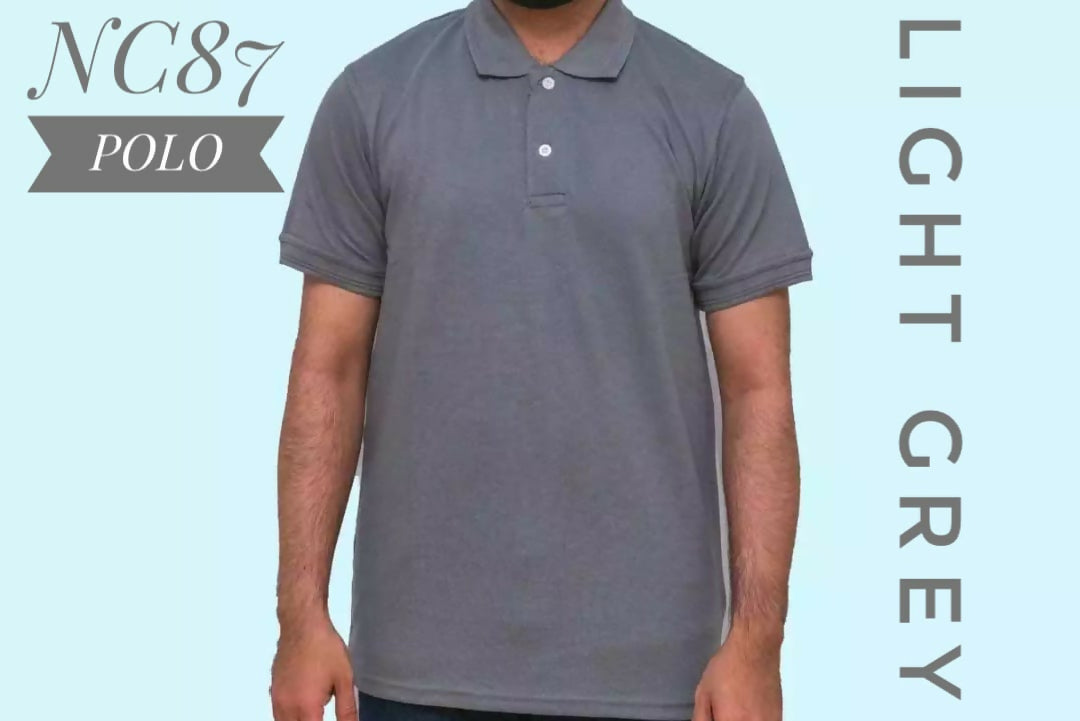 Light Grey Polo T - Shirt