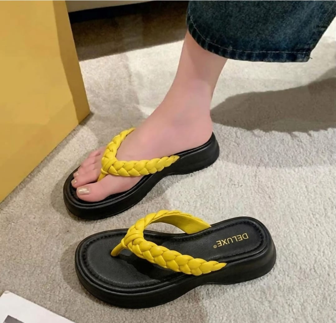 Lemon Breeze Lightweight foam Comfort Slippers