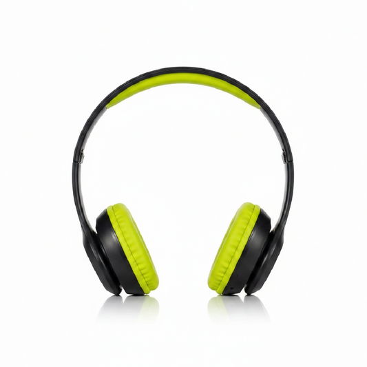 P47 Wireless Bluetooth Headphones Yellow Green