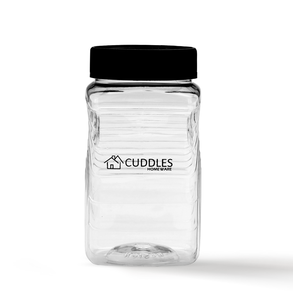 Cuddles Homeware Pack of 6  – 500ml Easy Grip Design Jar