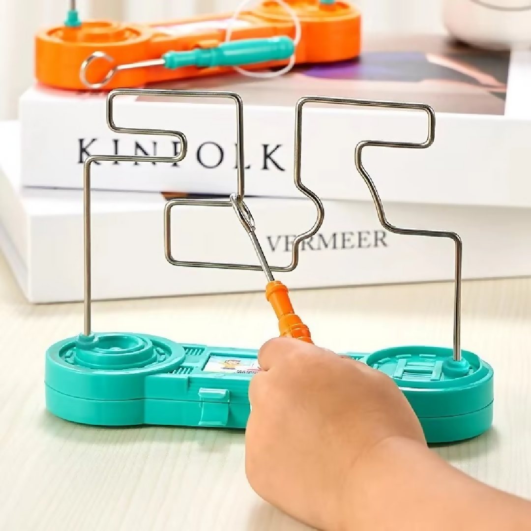 Concentration Toy (Random Color) Bump-Maze-Montessori-Toy-Electric-Wire-Maze-Roller-Game-Touch-Maze-Puzzle-Toy-Collision-Game-Education-Concentration-Toy-Random-Color