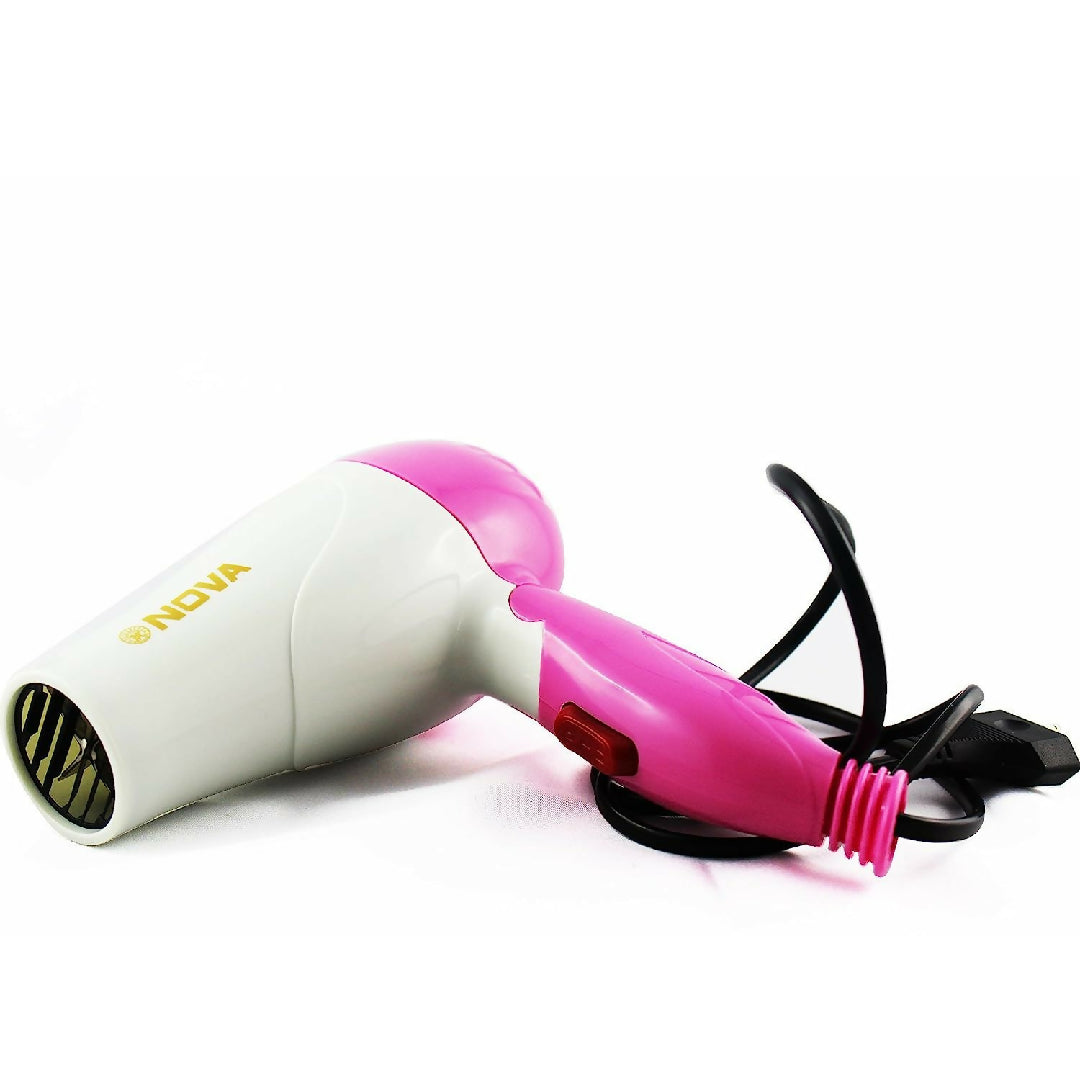 Nova Professional Foldable Hair Dryer-1000 Watt Travel Friendly Styling Tool