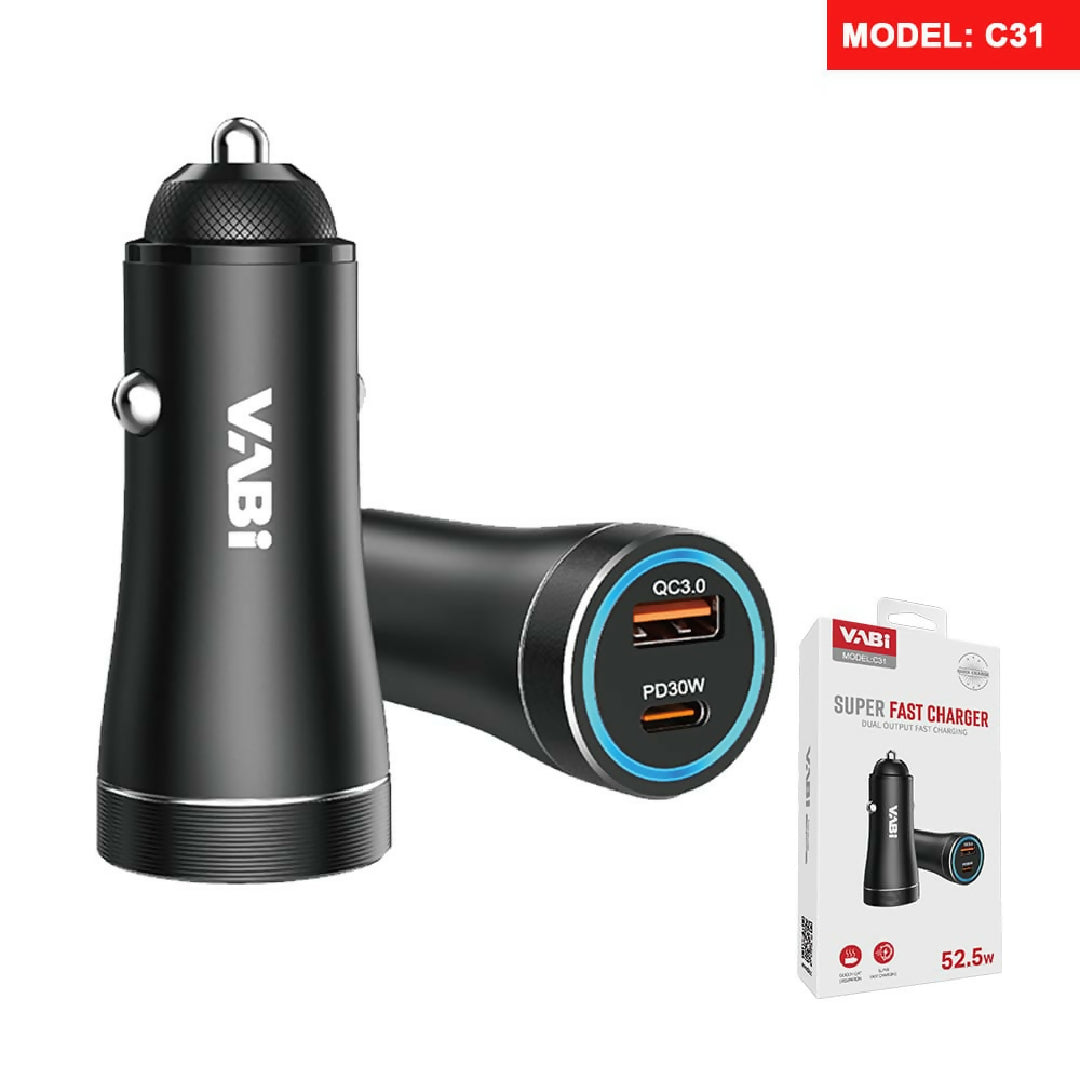 VABI C31 52W Fast Car Charger