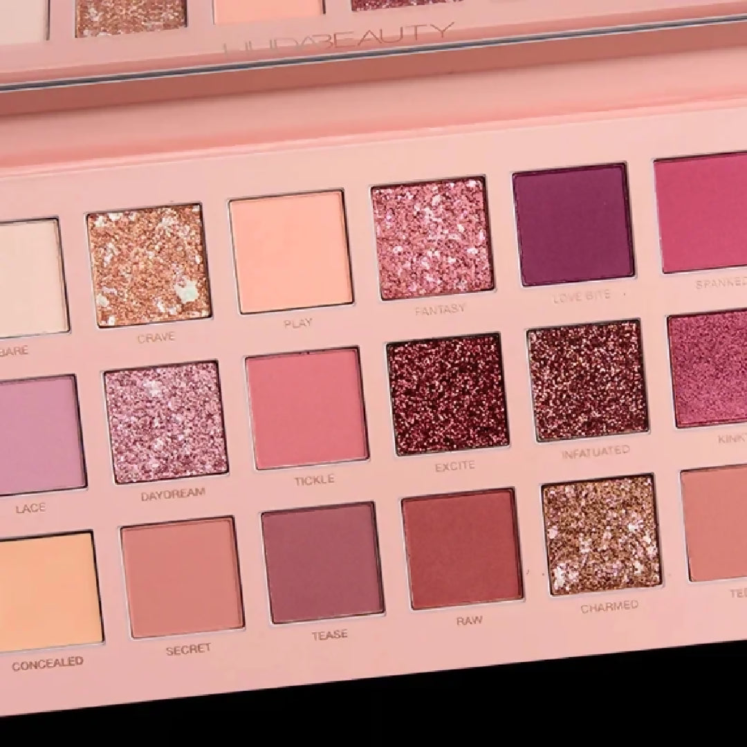 18 Colors Nude Eyeshadow Palette Matte and Shimmer Pigmented Shades Long Lasting