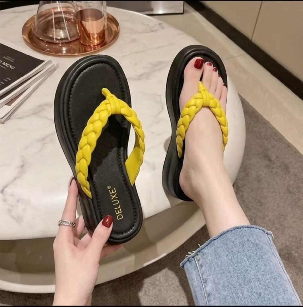 Lemon Breeze Lightweight foam Comfort Slippers