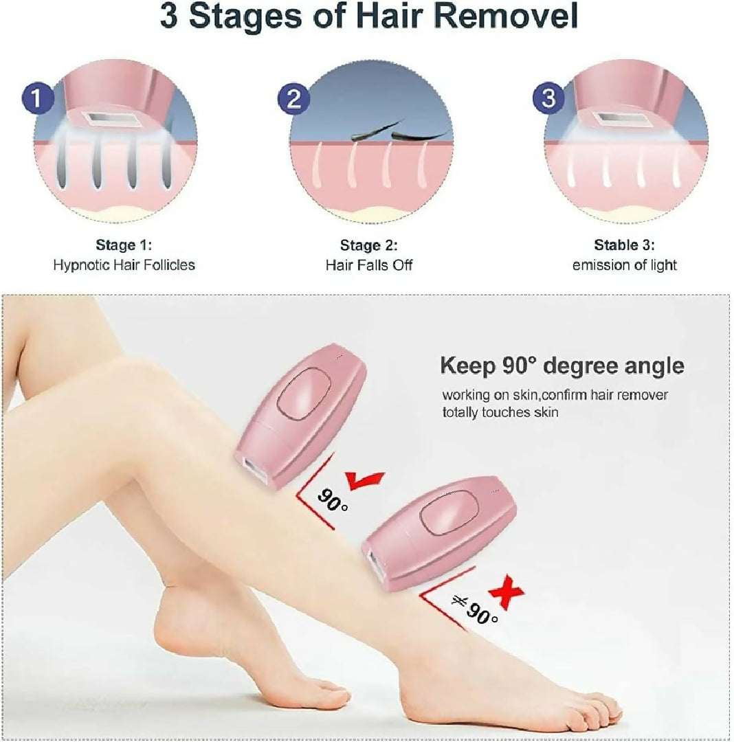 Mini Ipl Laser Epilator For Men and Women Portable Laser Epilator Depilador Permanent Face Hair Removal Device for Whole Body Laser Hair Removal Device