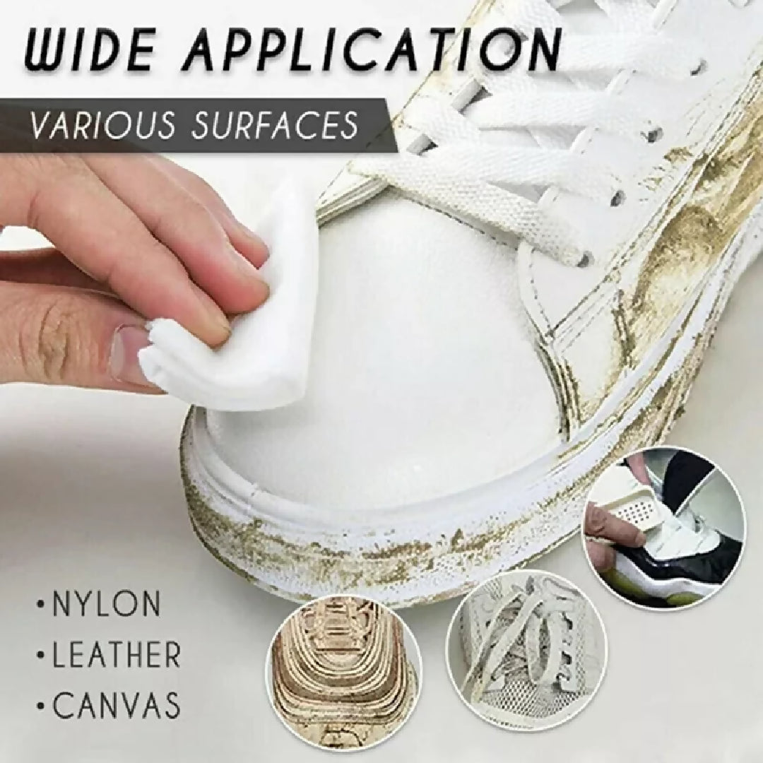 Disposable Shoe Cleaning Wipes - Quick Shine Clean Wet Wipes - 80 Wipes In 1 Packet