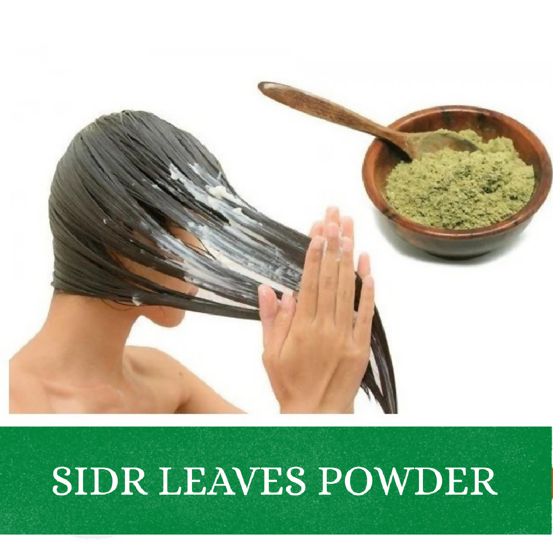 Sidr Leaves Powder 100g Organic for Hair Care Anti Hair Fall Dandruff Control Natural Conditioner