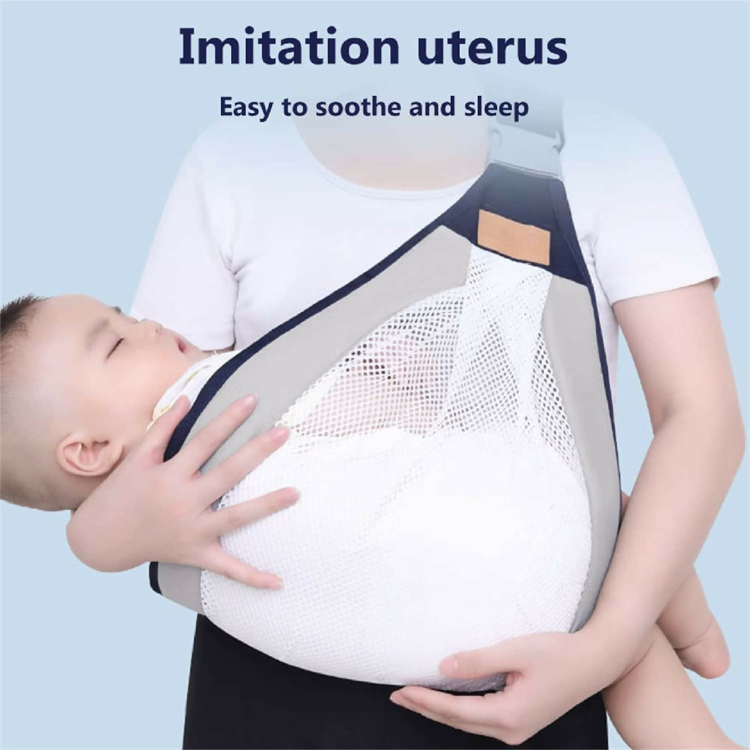Baby Carrier - Ergonomic Baby Strap One Shoulder Labor-Saving Polyester Baby Half Wrapped Sling