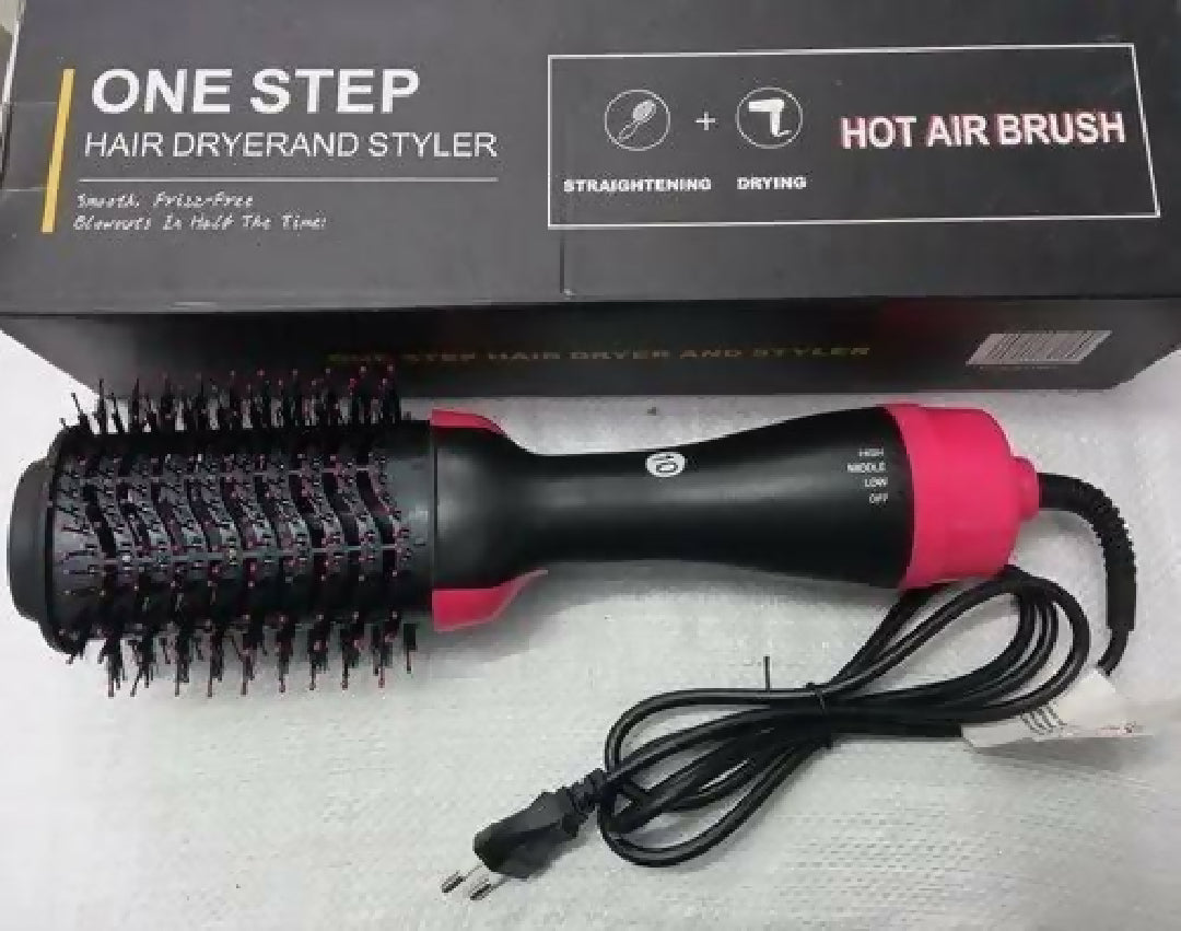 One Step Hair Brush And Dryer - Hair Volumizer Styler Comb 1000W Hair Straightener Curler Roller - One Step Hair Curler