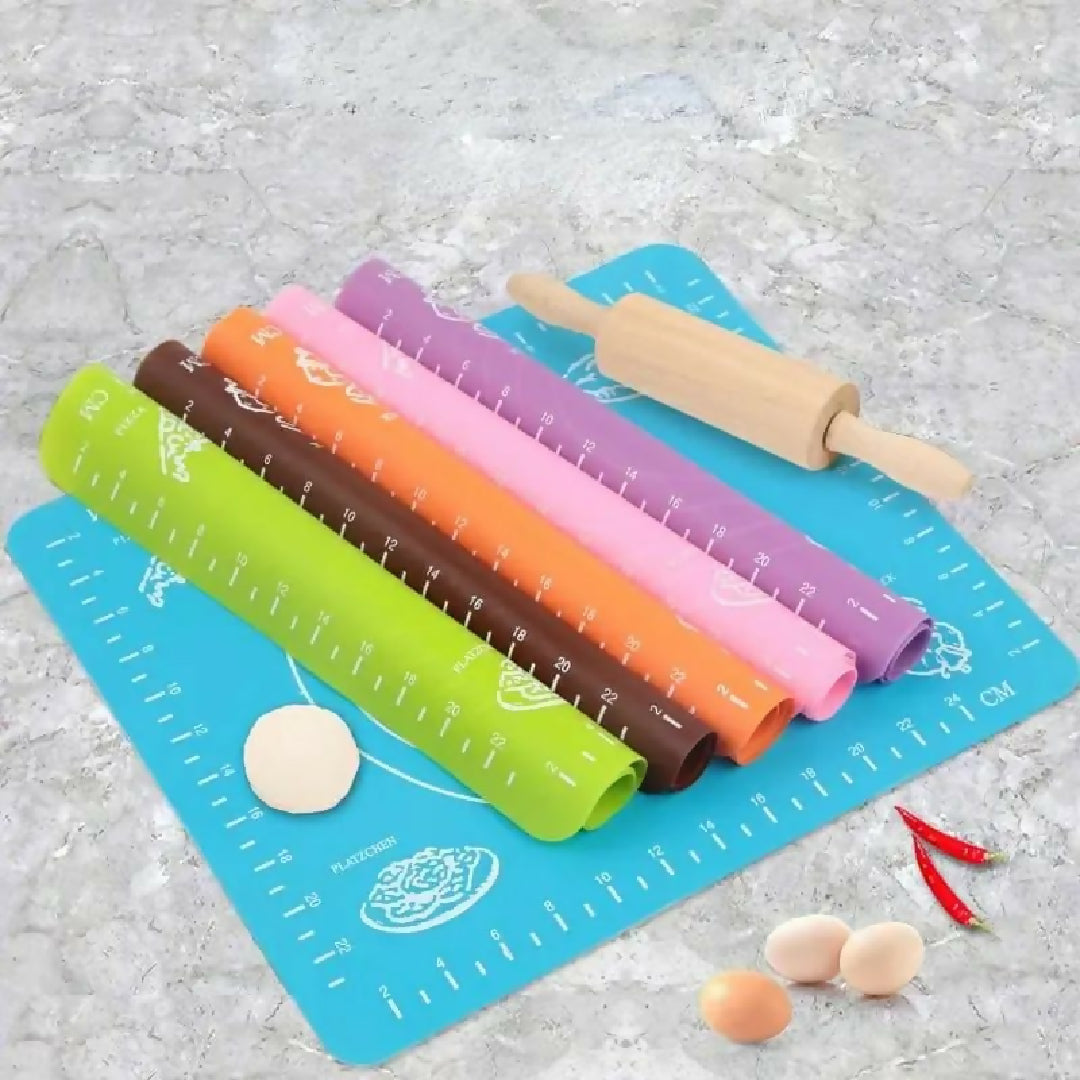 Silicone Dough Kneading Scale Mat