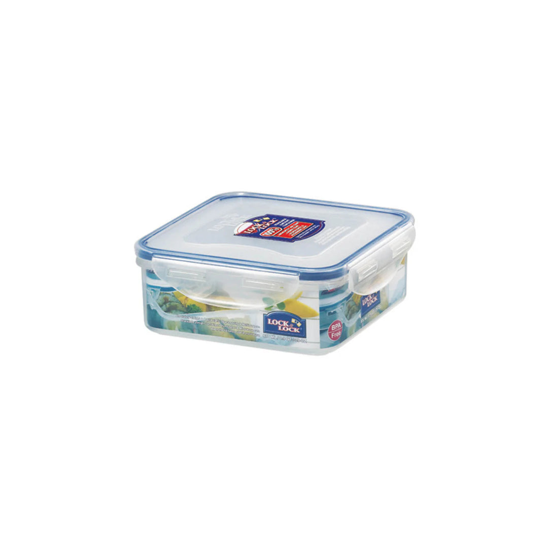 Rectangular Short Food Container 460ML With Divider LHPL814C