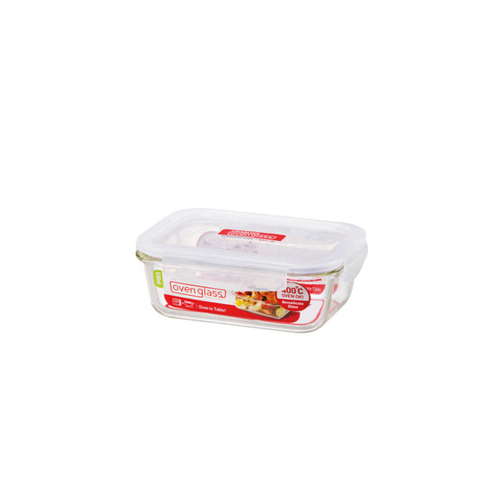 BOROSEAL-II HEAT RESISTANT GLASS SQUARE RECTANGULAR 630 ML LG428