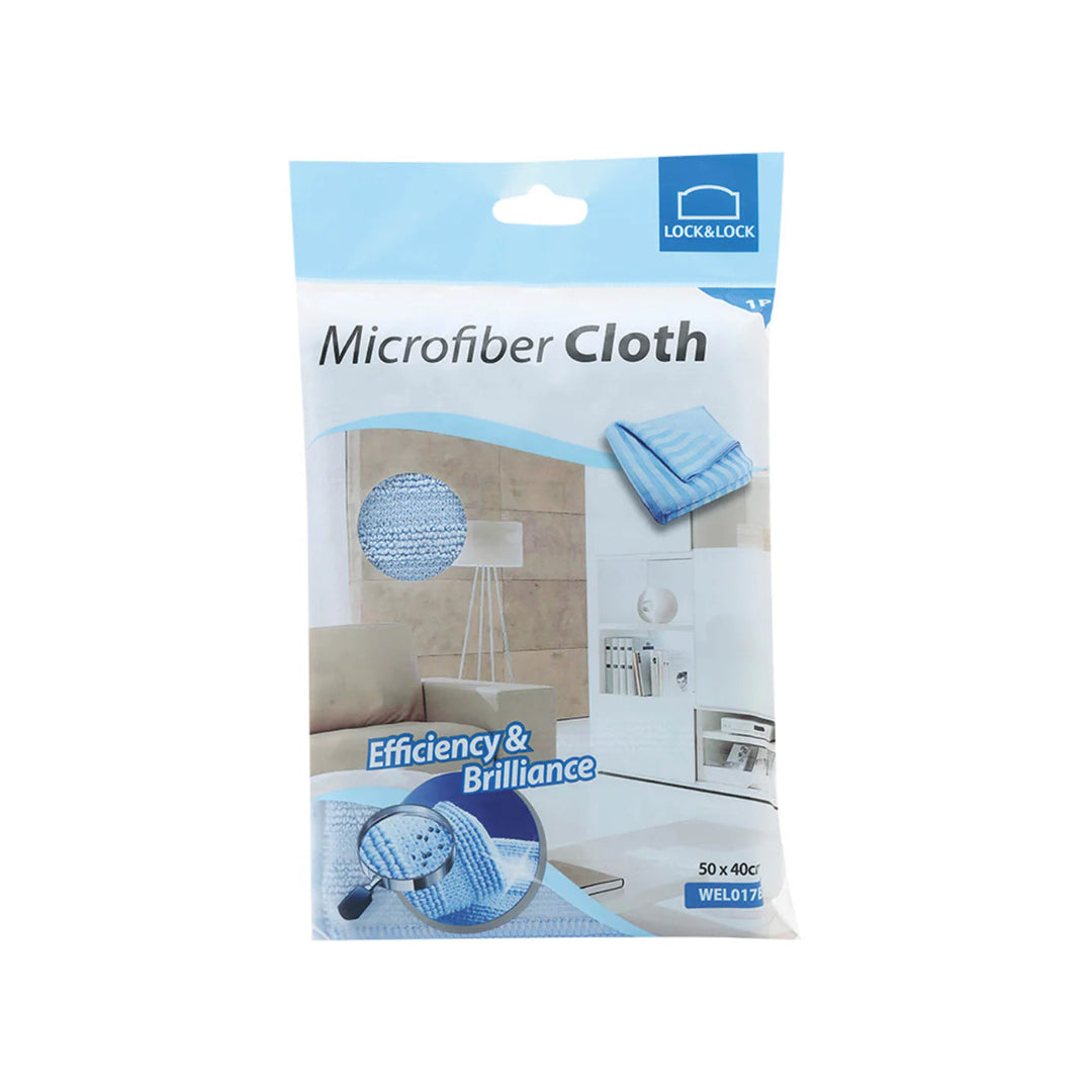 MICROFIBER CLOTH FLOOR CLEANING WELCRON 50*40CM (T665-CL01)- BLUE LWEL017B
