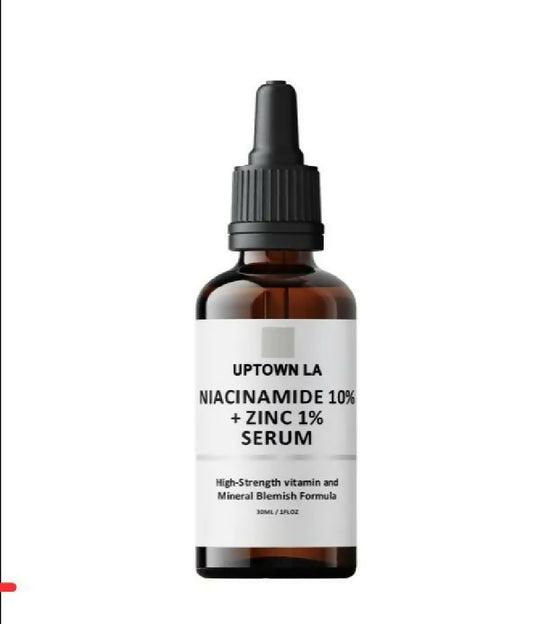 Uptwon LA Niacinamide 10 Percent Zinc 1 Percent Facial Serum for Bright Smooth and Healthy Skin Care