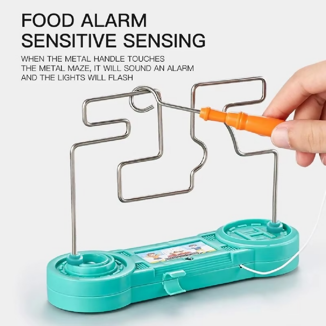 Concentration Toy (Random Color) Bump-Maze-Montessori-Toy-Electric-Wire-Maze-Roller-Game-Touch-Maze-Puzzle-Toy-Collision-Game-Education-Concentration-Toy-Random-Color