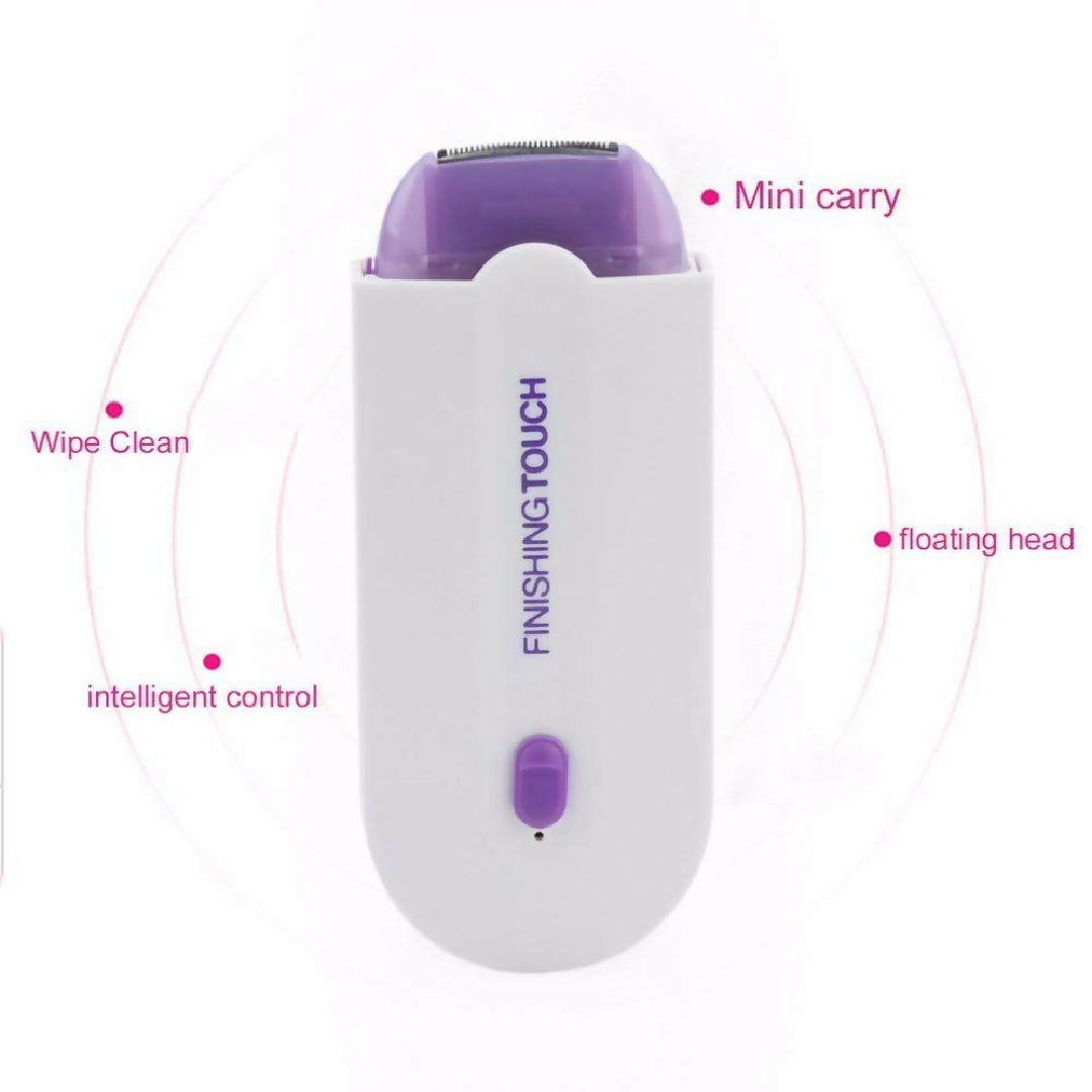 YES Finishing Touch USB Rechargeable 2 in 1 Instant Painless Hair Removal Machine for Men Women Legs Arm Face Body