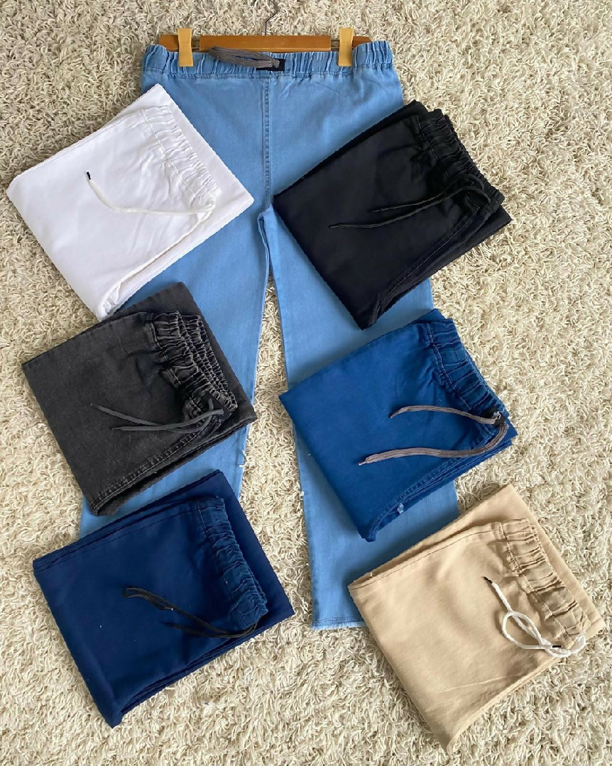New K Designers Ladies Baggy Style Denim Jean