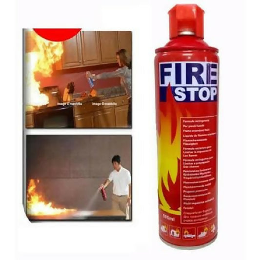 Fire Stop Spray 500 ml Portable firee Extinguisher Can Stop firee Safety Foam Non Toxic Environmentally Safe Ozone Friendly Formula Easy To Operate And Enjoys High firee Fighting Efficiency And Long Term Storage