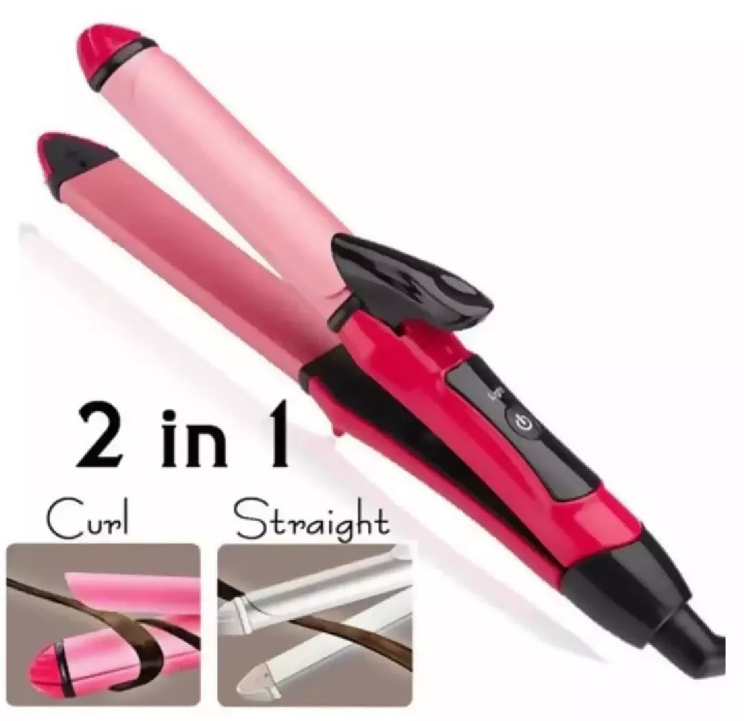 Nova 2 in 1 Hair Straightener Curler