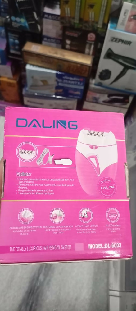 DALING DL-6003 Portable Women Depilation Epilatior Mini Electric Painless Lady Hair Remover