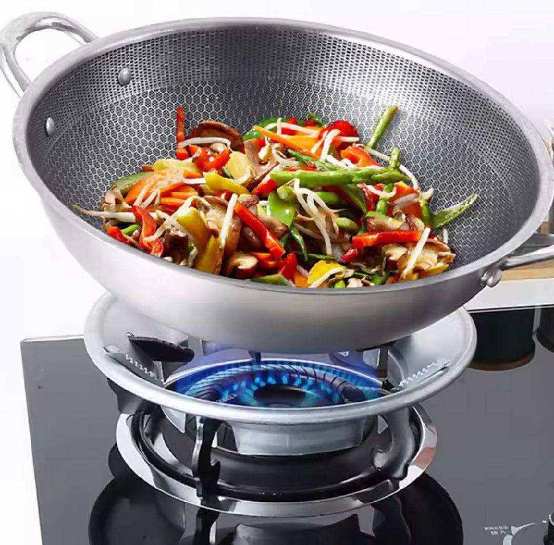 Gas Saver Burner Stand Windproof Gas Stand for Gas Chula Stand Gas Saver Jali Stove Protector and Washable Stand