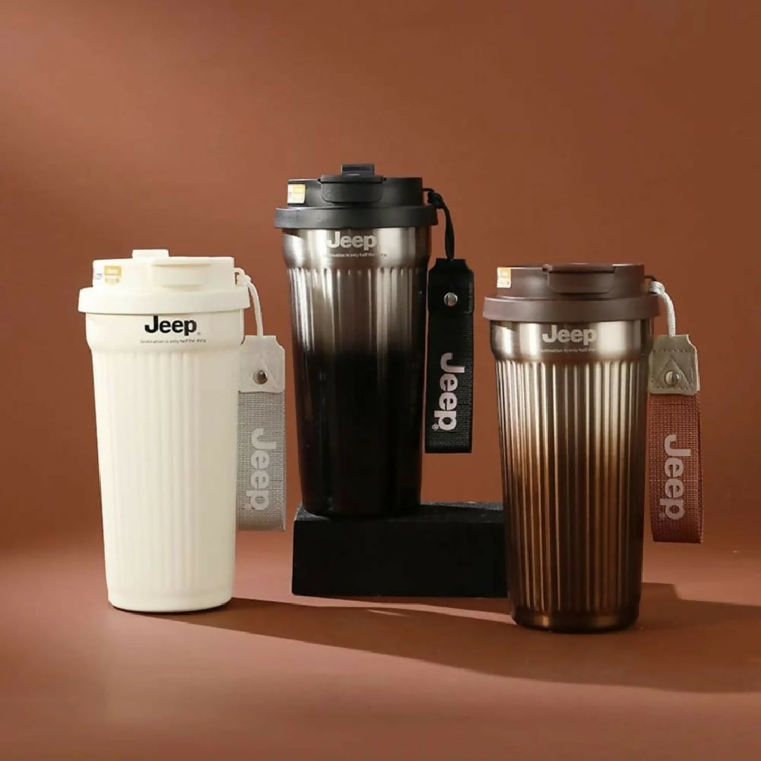 Jeep 500ml Coffee Cup in Black
