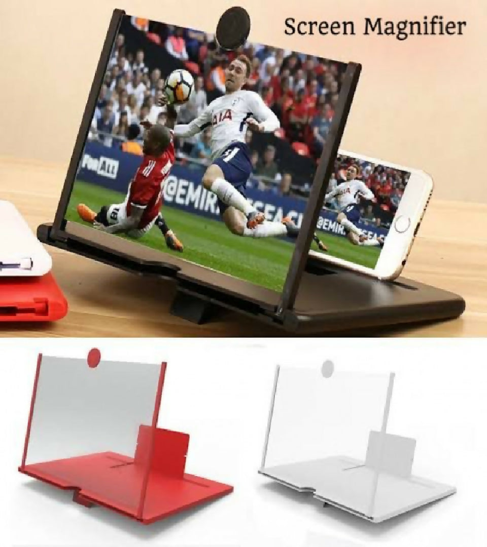 F3 Mobile Screen Magnifier - Enlarged Mobile Screen Amplifier Large Screen Eyes Protection - Size 8 Inch - Random Color