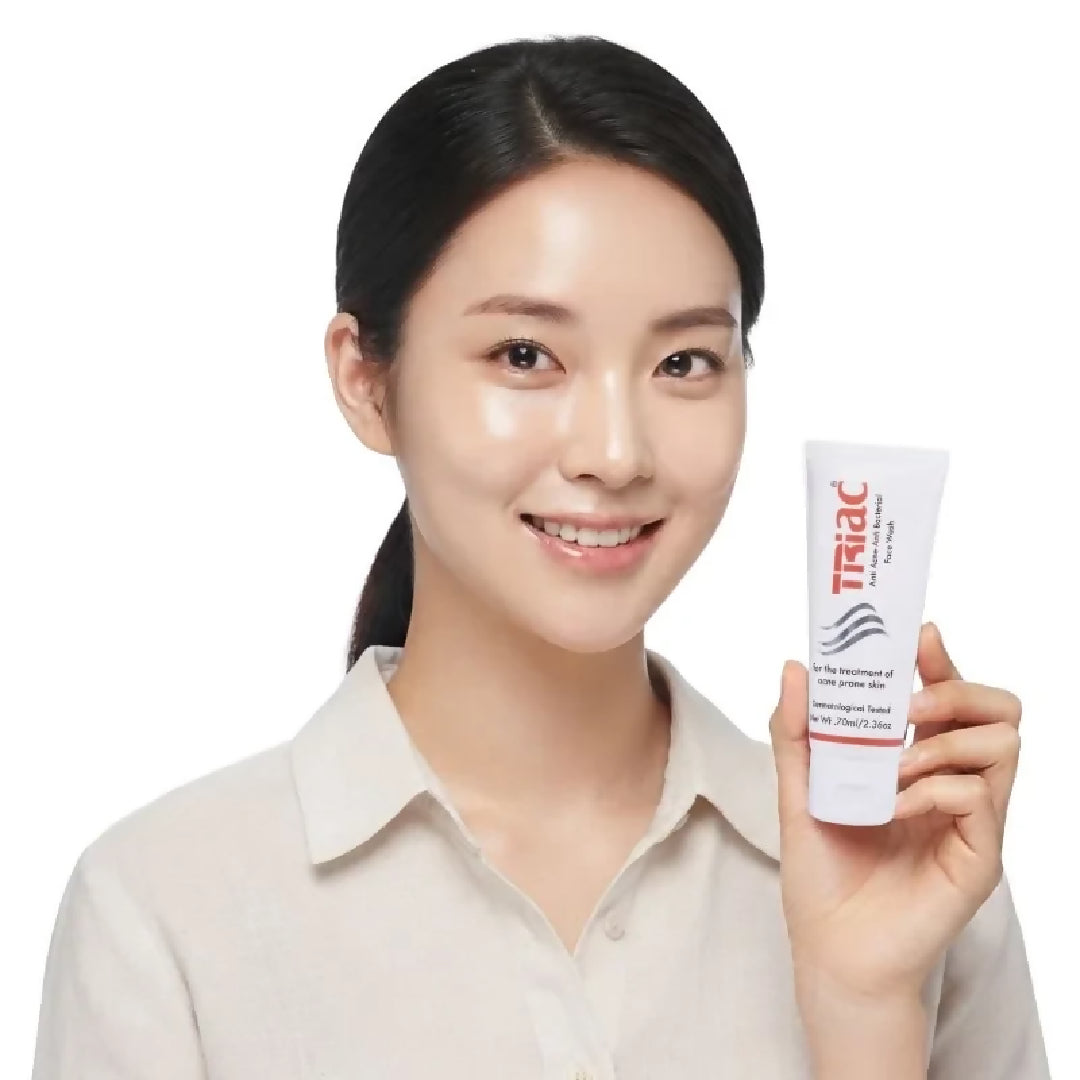 Triac Advanced Anti Acne Face Wash Deep Cleansing Facial Wash for Acne Prone Skin 70ml
