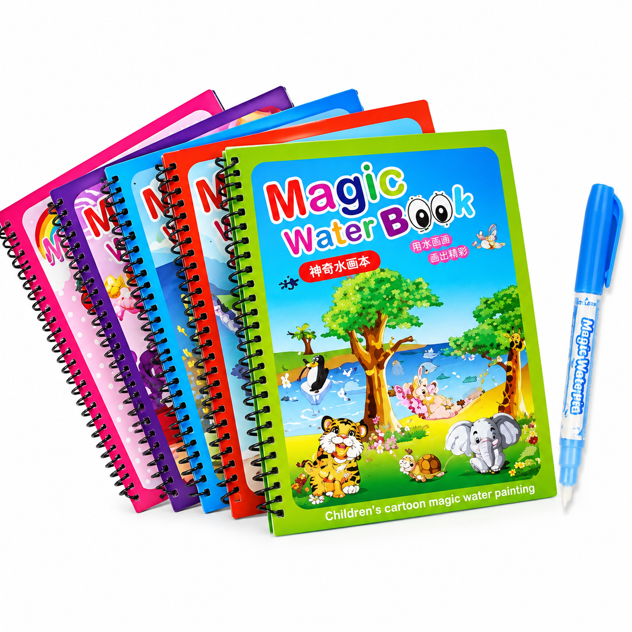 Magic Water Book Painting Drawing Coloring Board Book Doodle Magic Water Pen random book