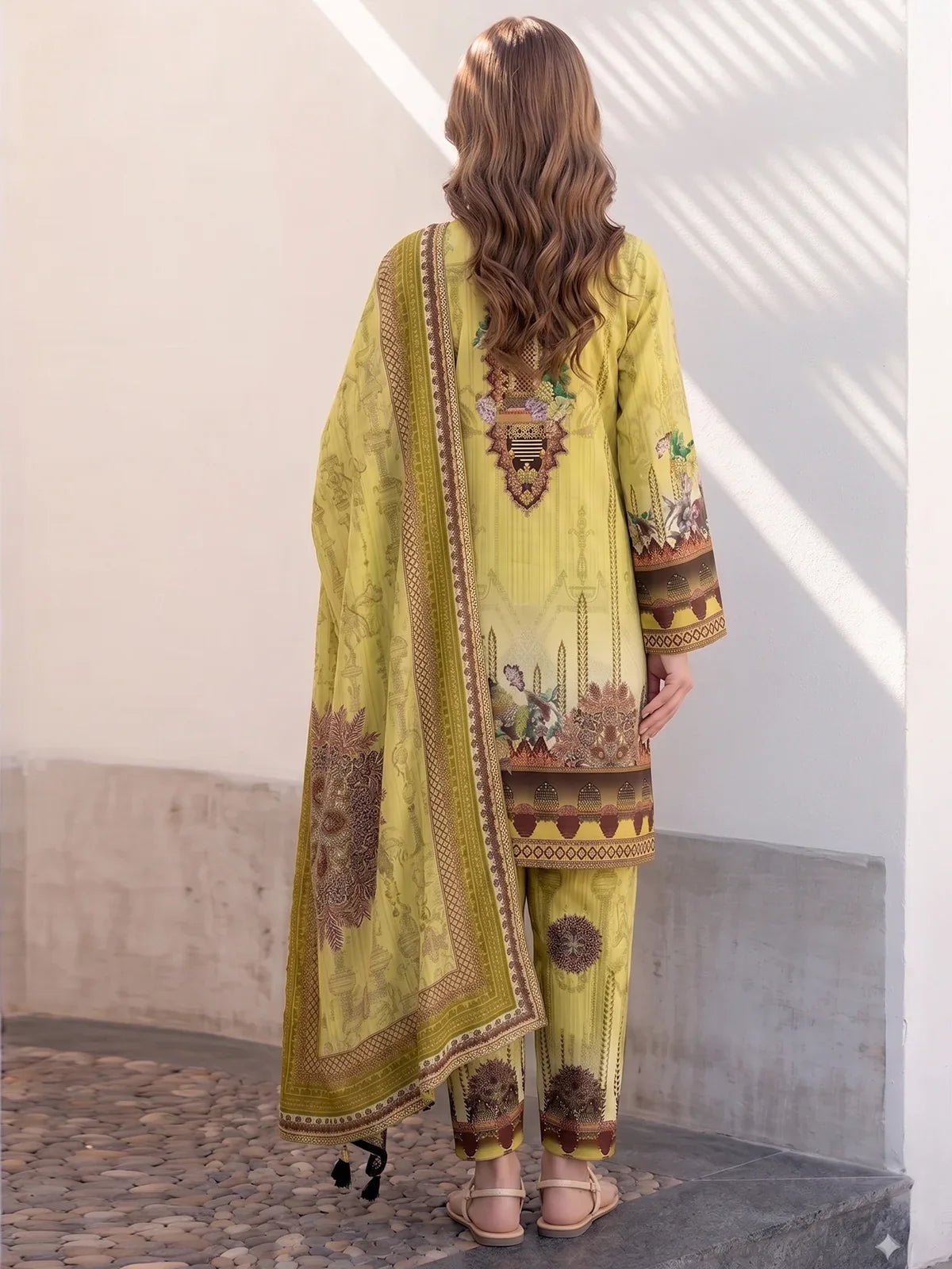 3Pcs Unstitched Marhaba Vol 01 Design 03