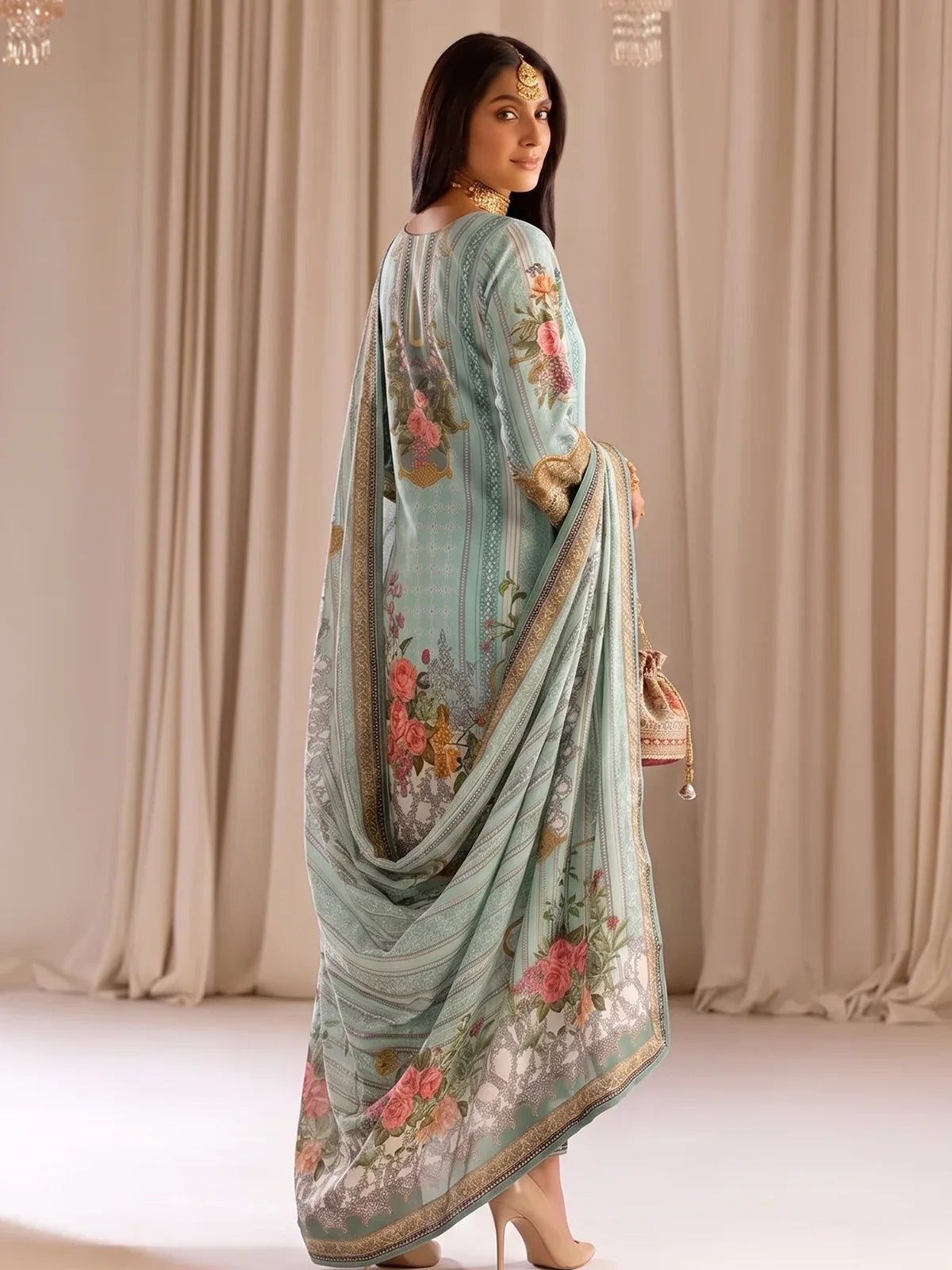 3Pcs Unstitched Marhaba Vol 01 Design 04