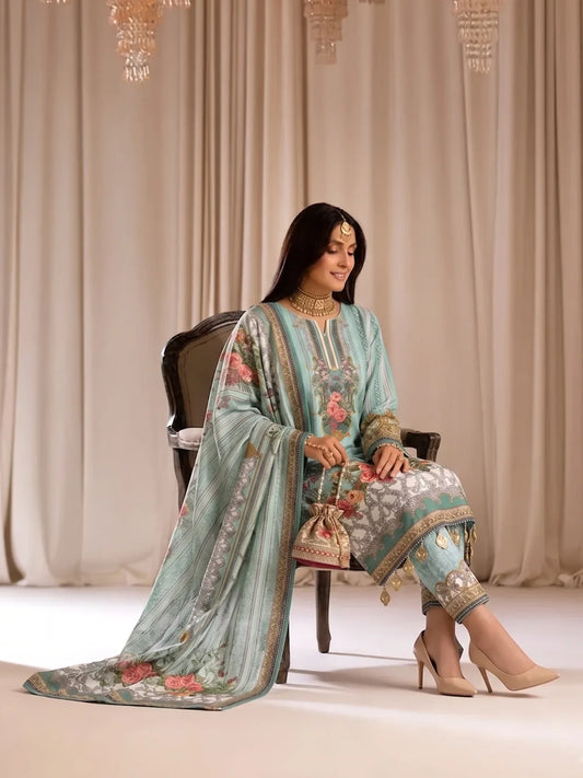 3Pcs Unstitched Marhaba Vol 01 Design 04