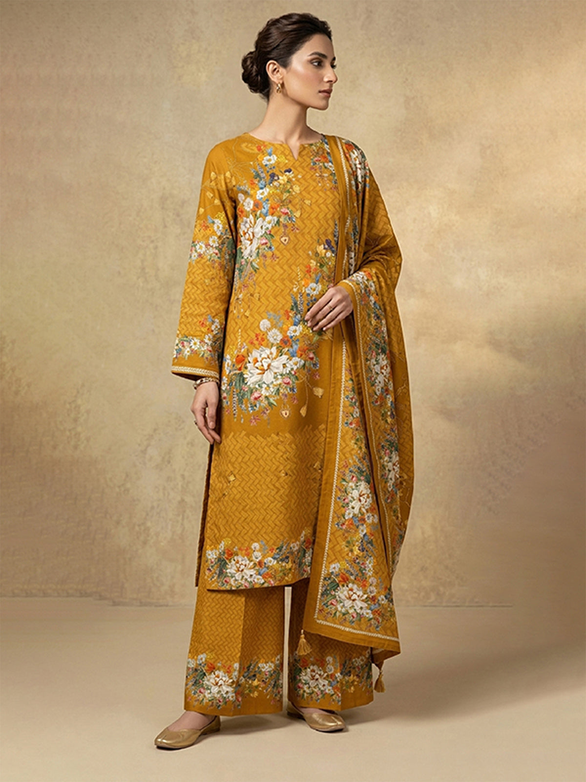 3Pcs Unstitched Marhaba Vol 02 Design 01