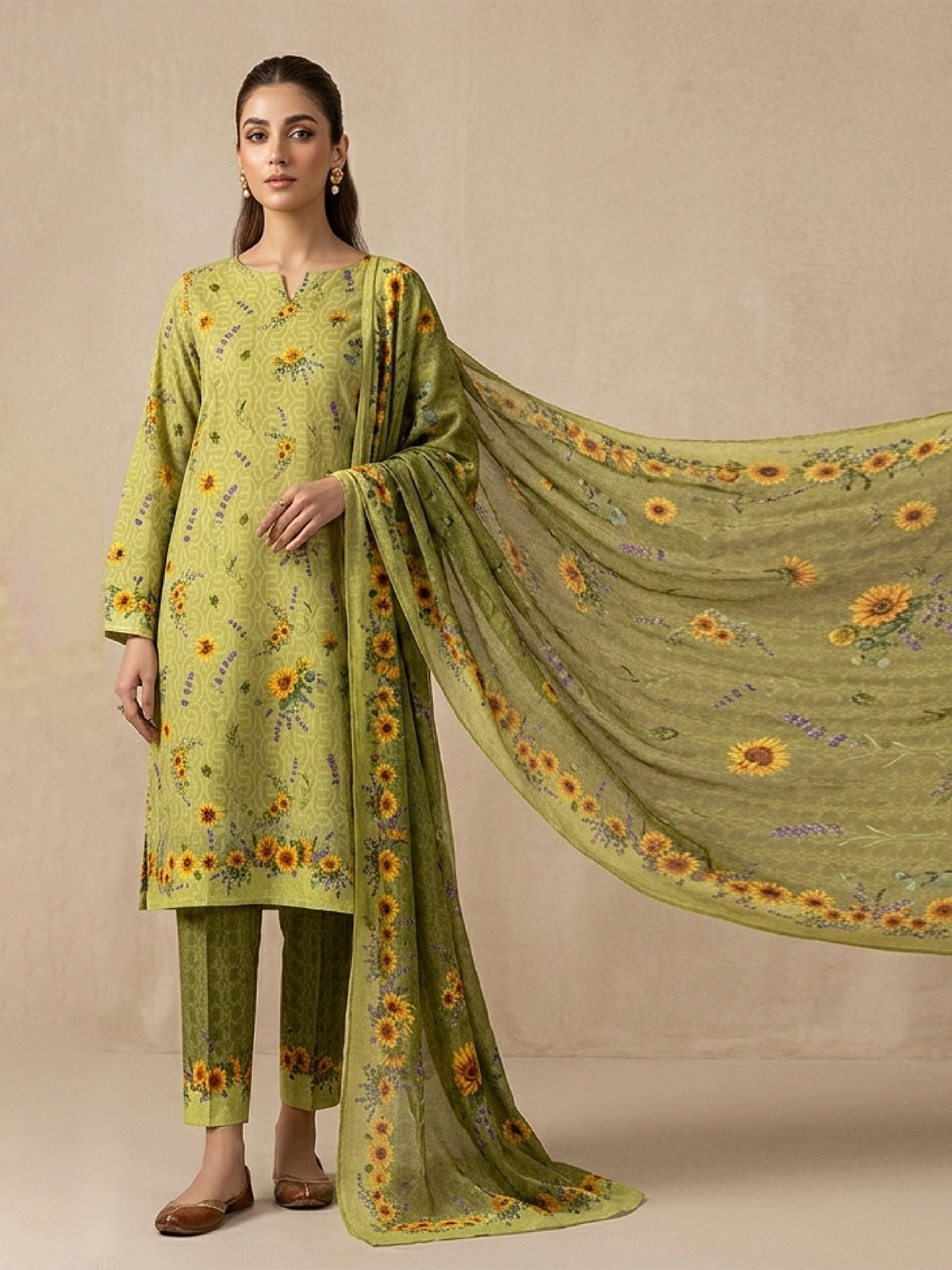3Pcs Unstitched Marhaba Vol 02 Design 03