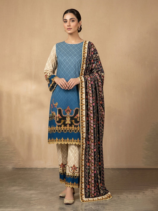 3Pcs Unstitched Marhaba Vol 03 Design 09